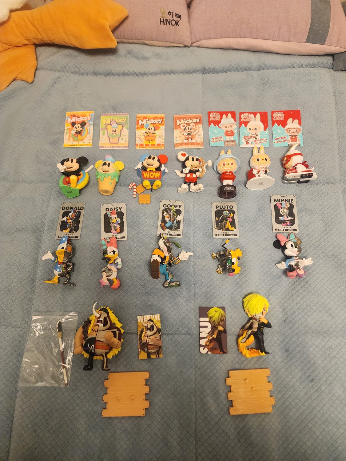 14종 일괄 ) 팝마트 마이티잭스  원피스, 라부부, 미키마우스  상품이미지1