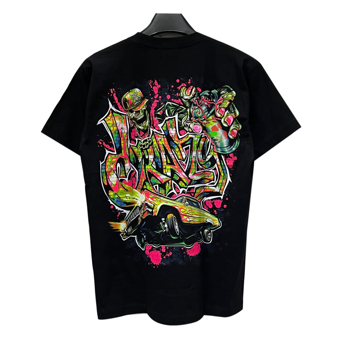 Rock Chang 락창 크레이지 그래피티 힙합 반팔티 M 상품이미지2