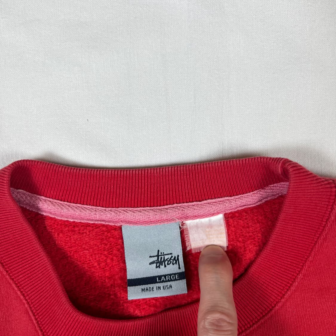 90‘s 스투시 stussy 빅크라운 스웻셔츠 맨투맨 상품이미지7