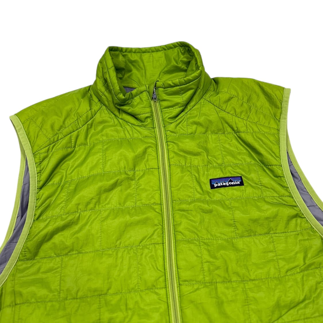 파타고니아 빈티지 나노 프리마로프트 라임 그린 베스트 조끼 M 상품이미지2