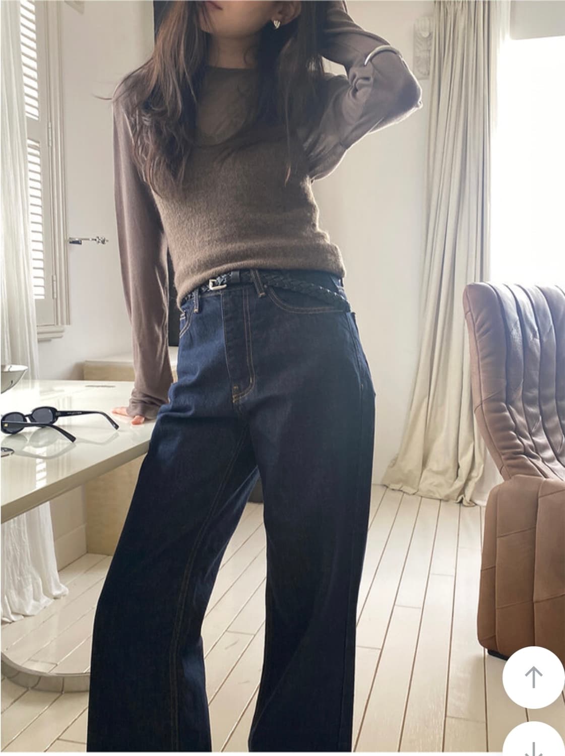 킨다베이지 보첼리 홀터넥 알파카 뷔스티에 상품이미지4