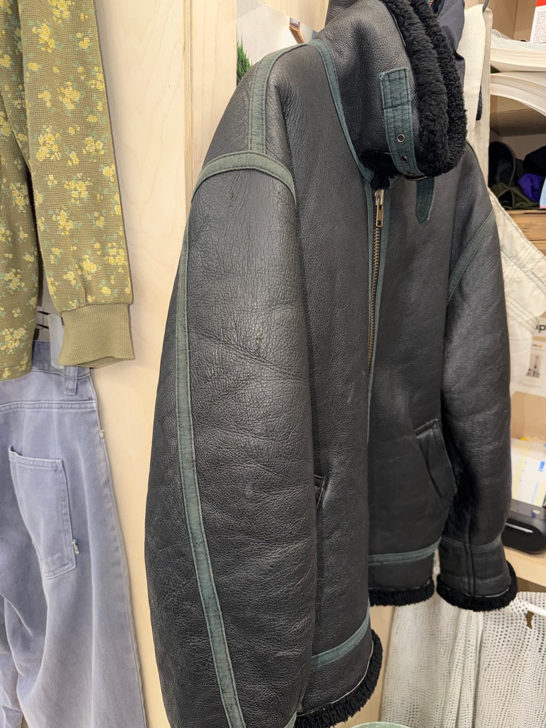 B-3 type sheep skin jacket 상품이미지3