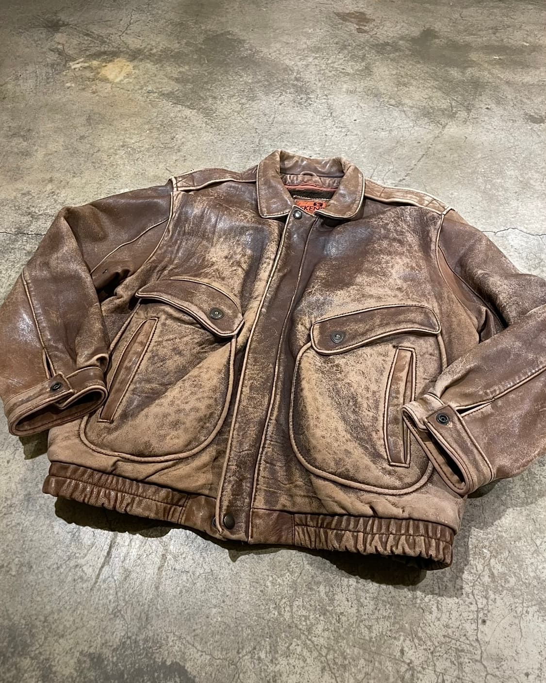 Skendel 램스킨 레더 재킷(B5088) 상품이미지5