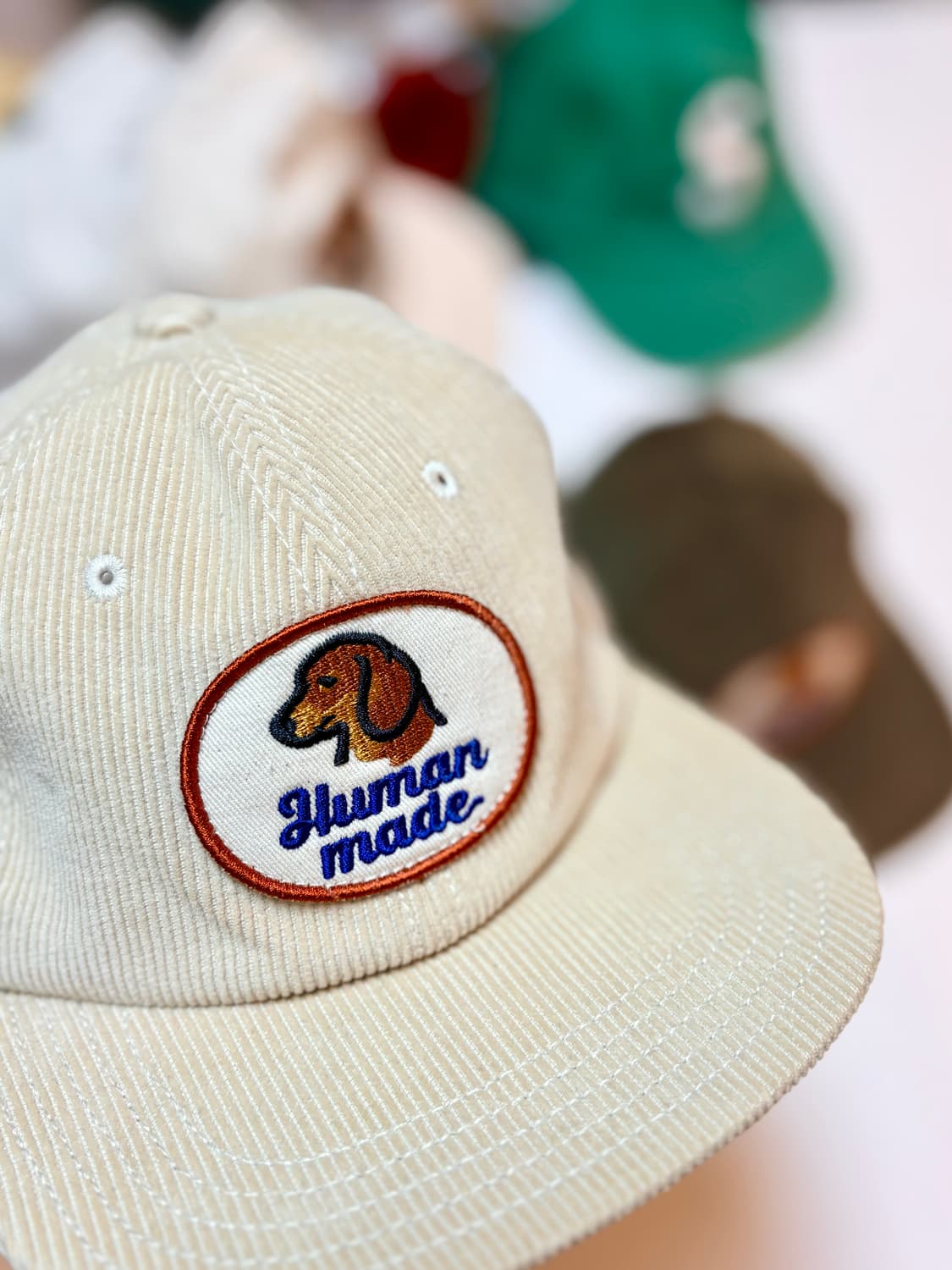 휴먼 메이드 코듀로이 캡 - 아이보리 상품이미지4