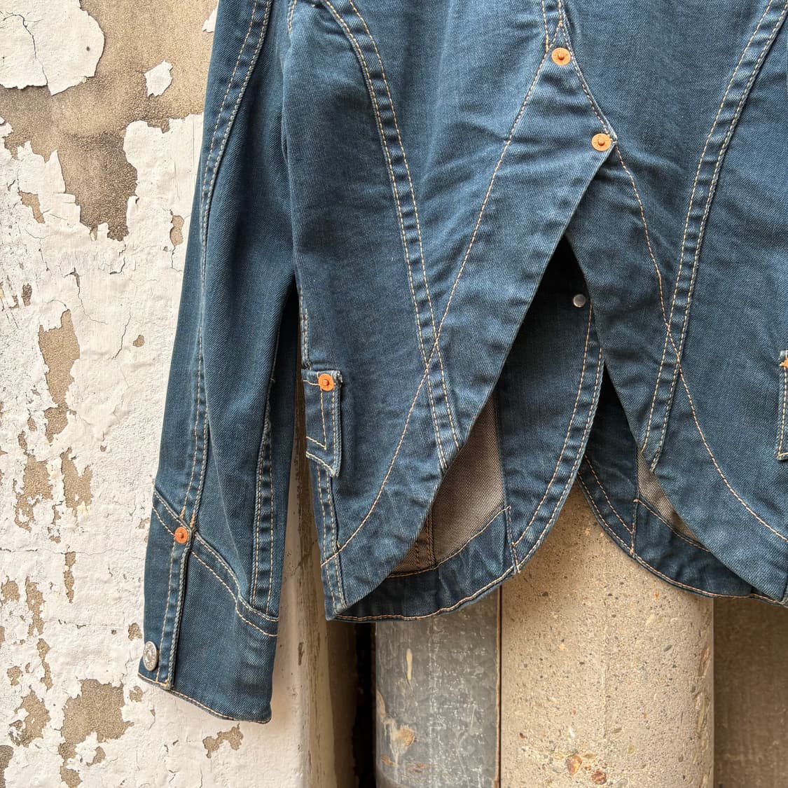 리바이스 커팅 데님 블레이져 상품이미지6