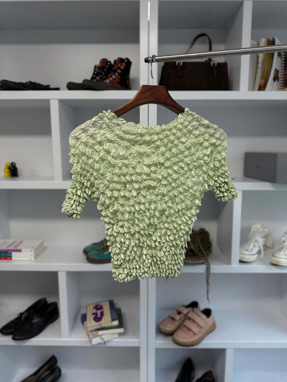 빈티지 팝콘 플리츠 탑 상품이미지5