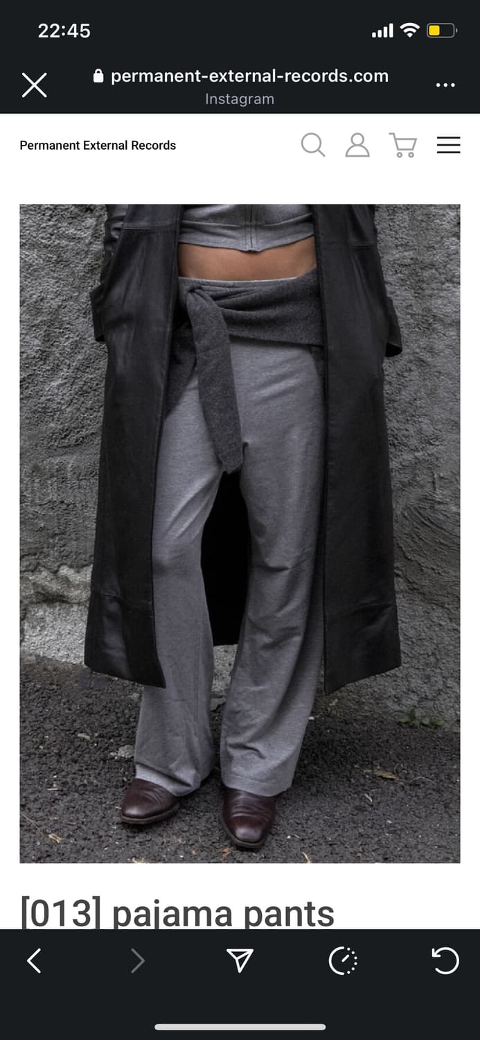 [3] pajama pants black 상품이미지1
