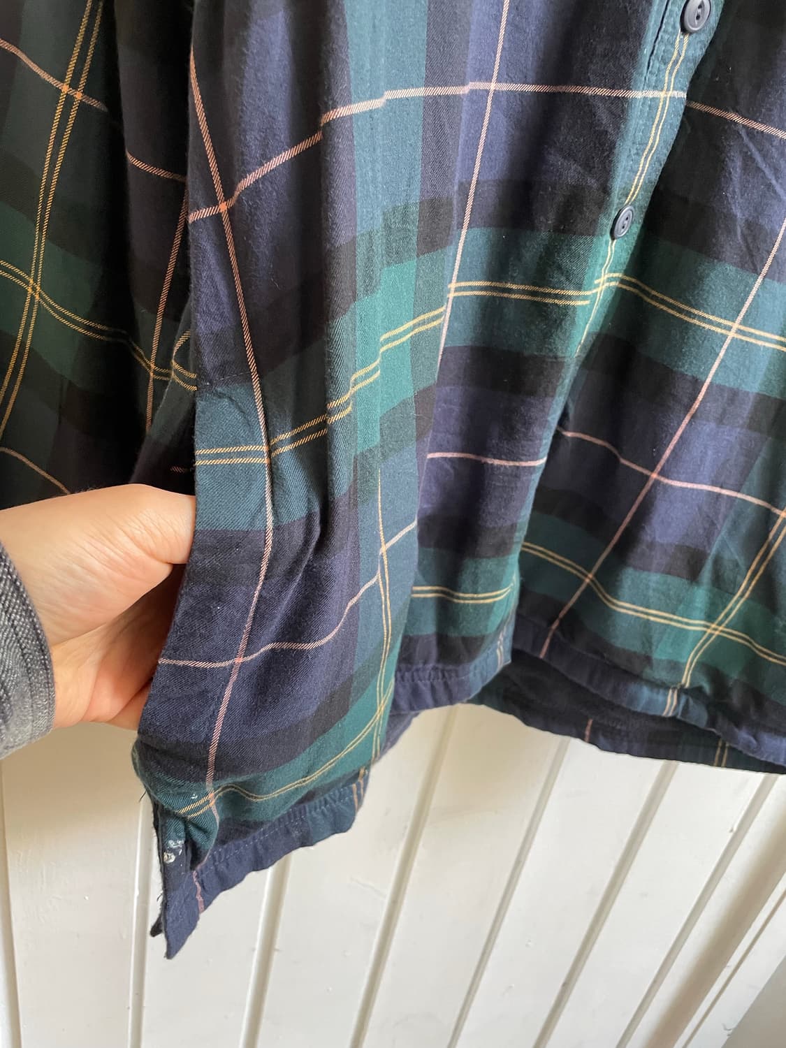 엘엘빈 블랙와치 후드 셔츠자켓 상품이미지6