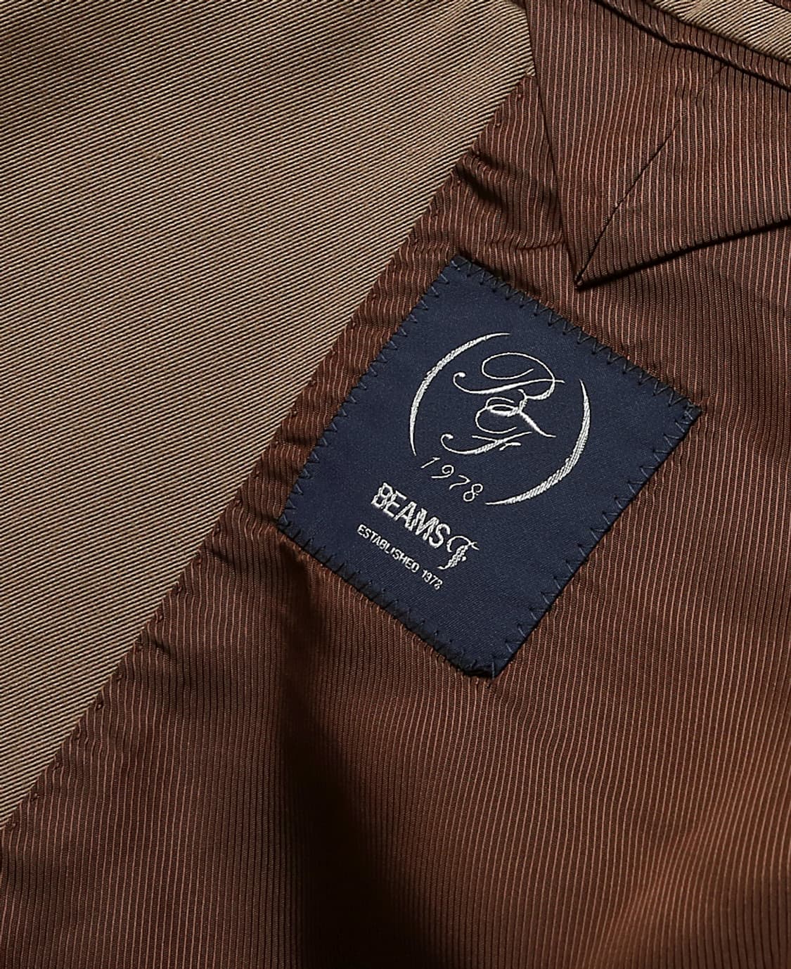 빔즈 에프 [Beams F] 베이지 코튼 수트 재팬 메이드 상품이미지5