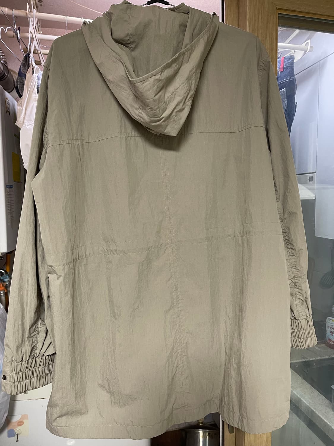 트루릴리젼 후드 바람막이 자켓 베이지 상품이미지7