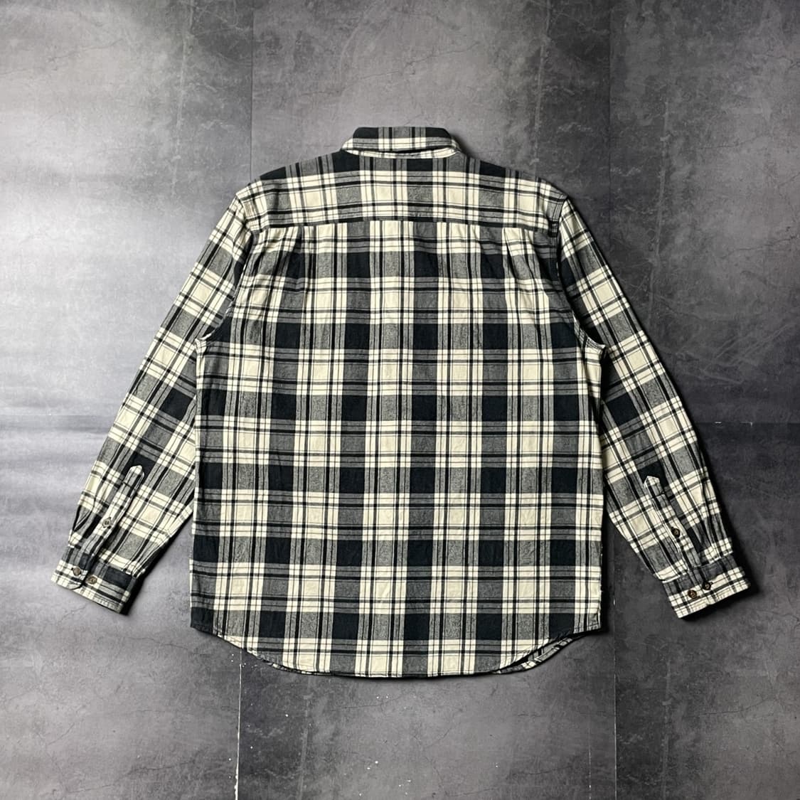 CARHARTT 칼하트 빈티지 체크 플란넬 워크 셔츠 A00891 상품이미지6