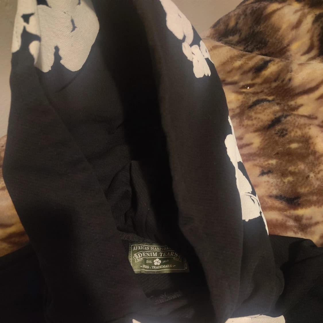 데님 티어스 더 코튼 리쓰 후드티 블랙 상품이미지2