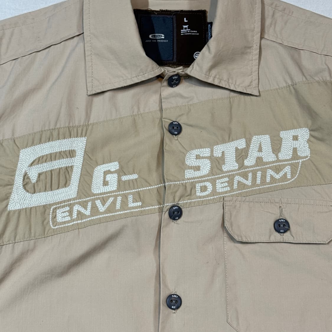 L) 지스타로우 G-STAR 자수 디테일 셔츠 상품이미지4