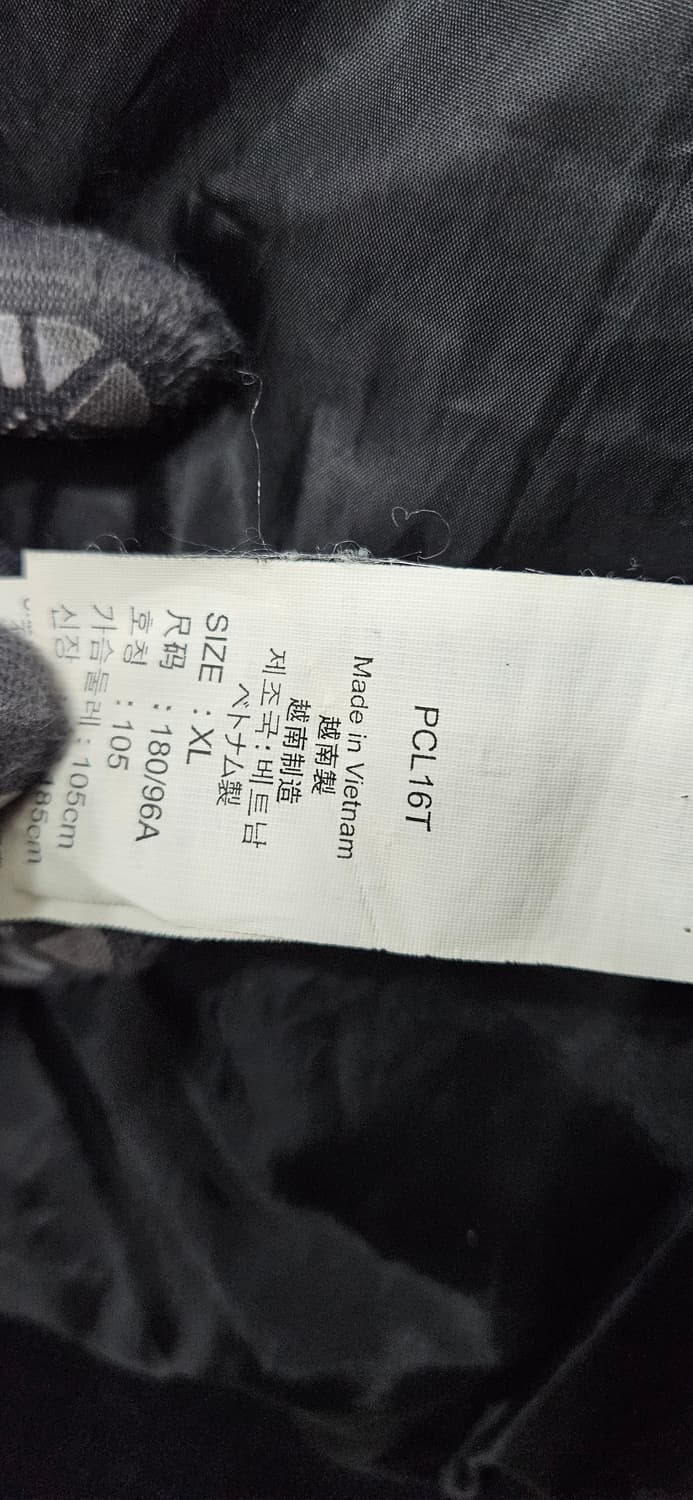 리바이스 버건디 덕다운 패딩 XL 상품이미지3