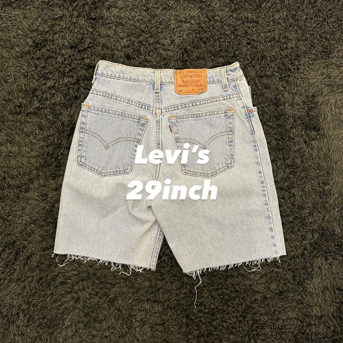 (29inch) 빈티지 리바이스 데님 쇼츠 청 반바지 상품이미지1