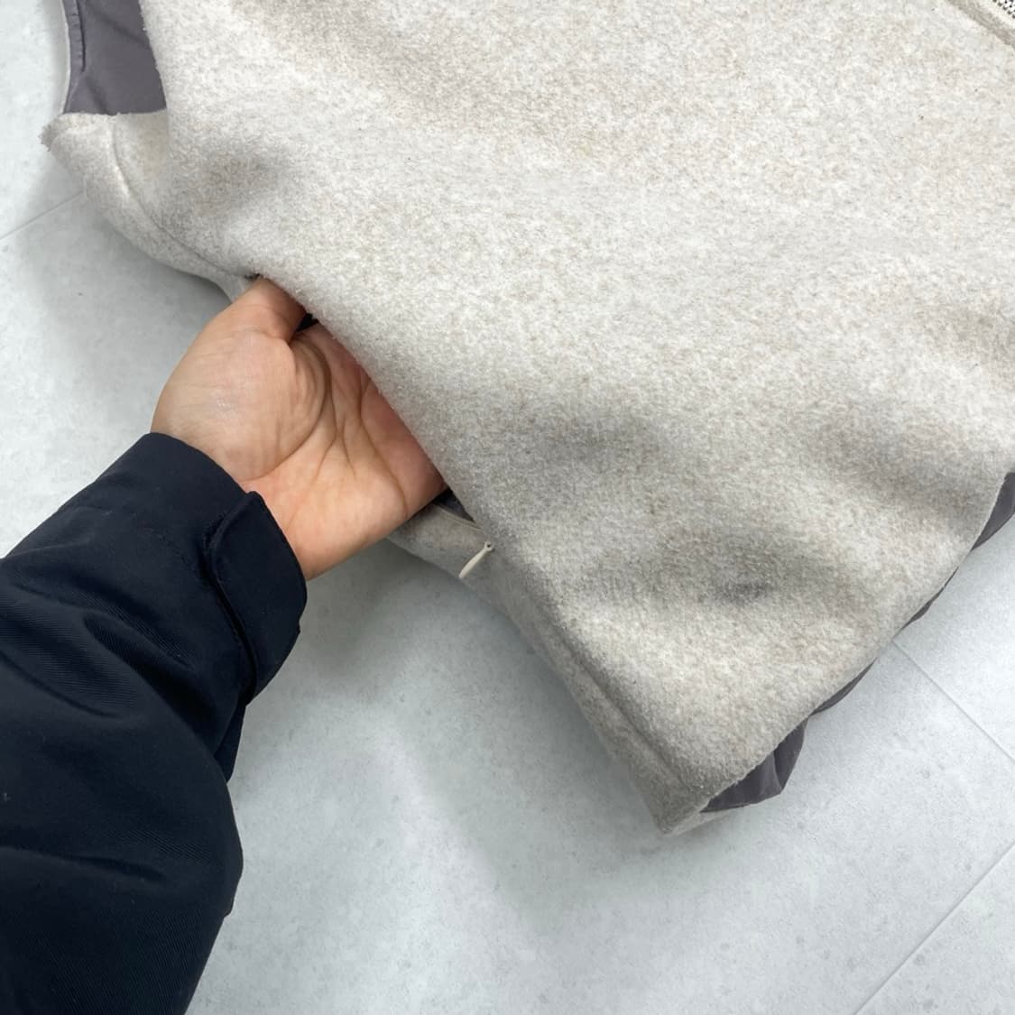 아르노드프랑스 ARNODEFRANCE 아이보리 패딩 조끼 XL 상품이미지6