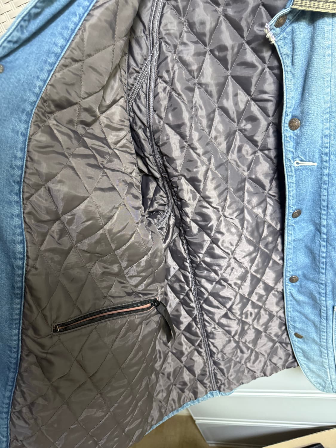 캐피탈 cactus 데님 퀼팅 커버올 3사이즈 상품이미지5