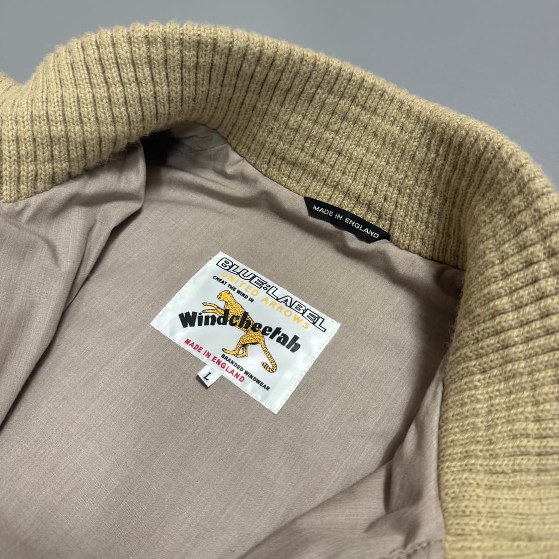 유나이티드 애로우즈 :BLUE LABEL 베이지 코튼 복각 밀리터리 자켓 상품이미지3