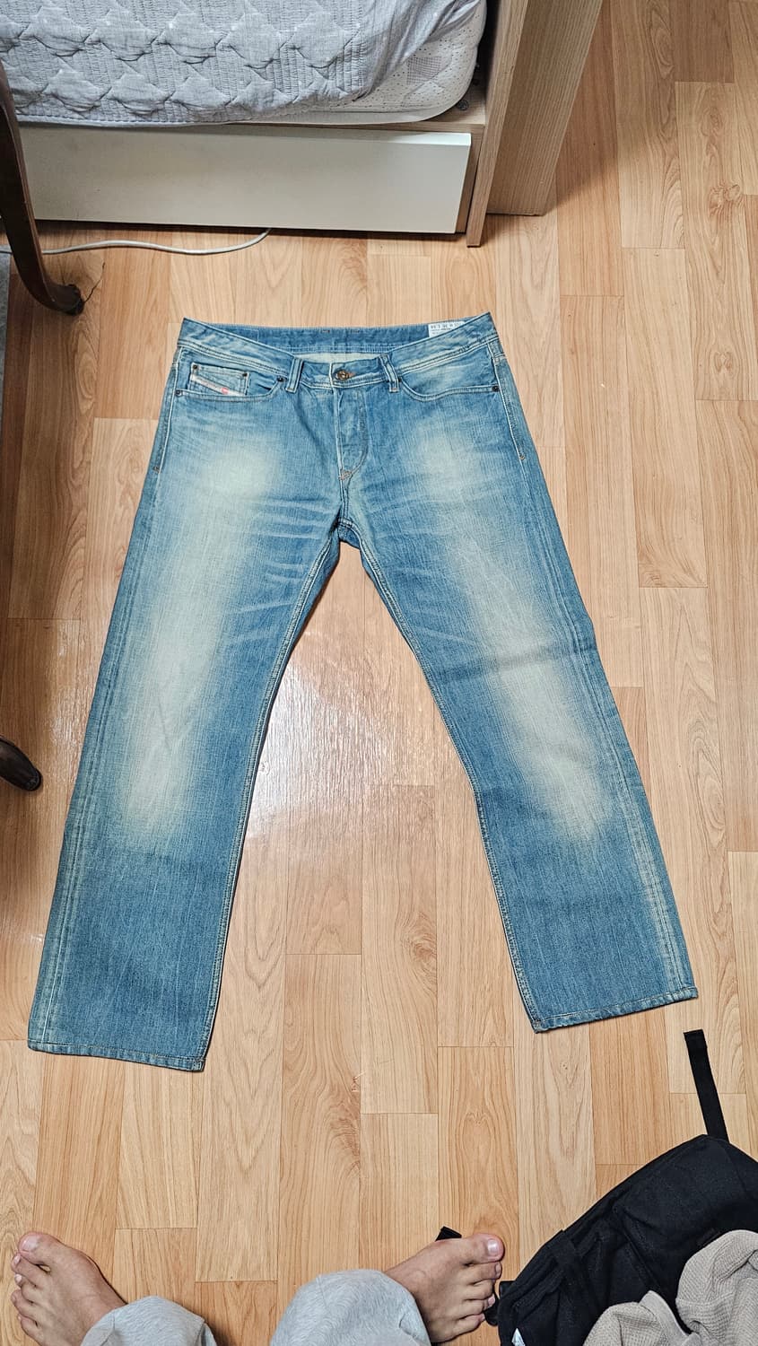 디젤 바이커 워싱 데님팬츠 36 상품이미지3