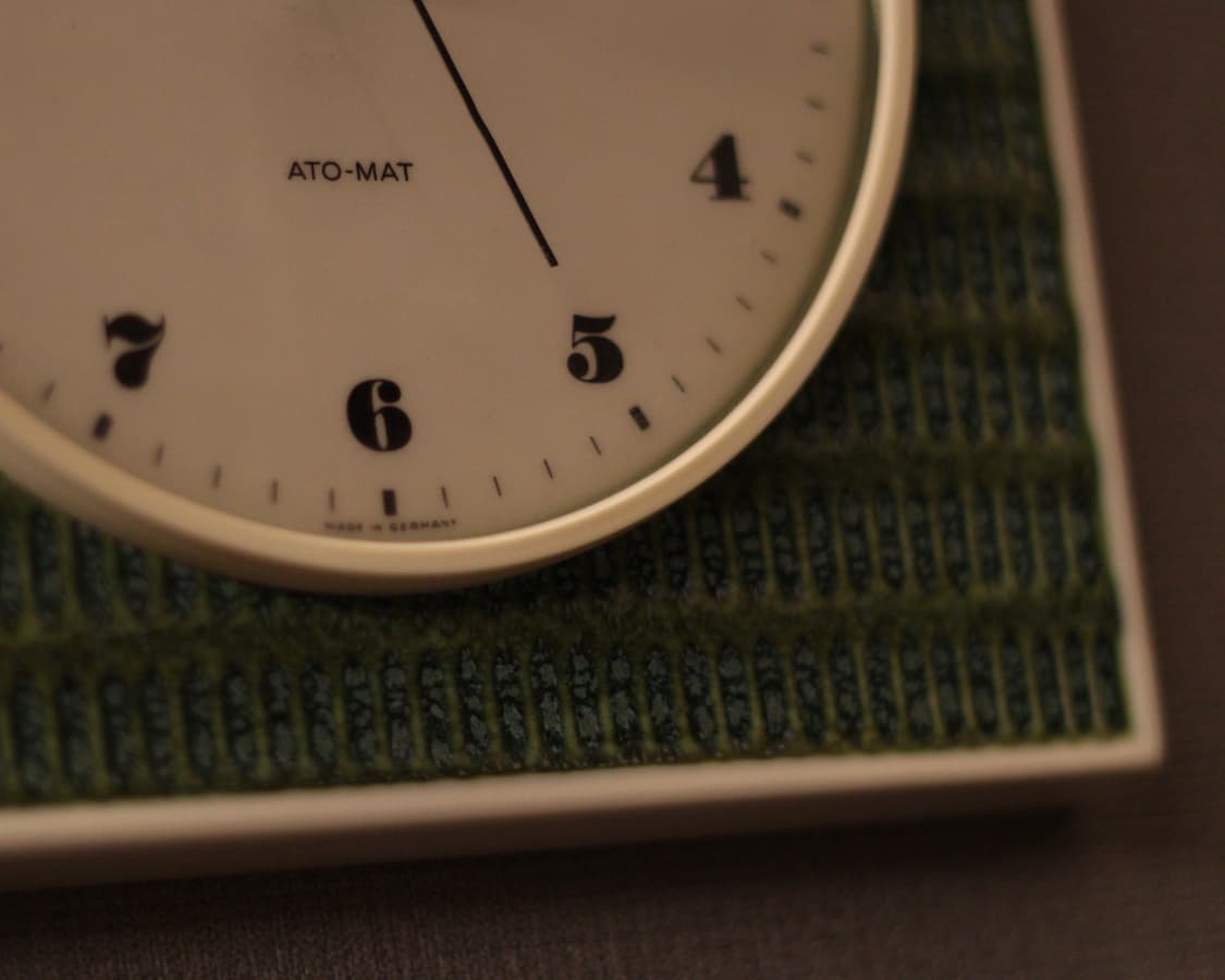 [Junghans] 융한스 빈티지 포셀린 ATO-MAT 벽시계 상품이미지5