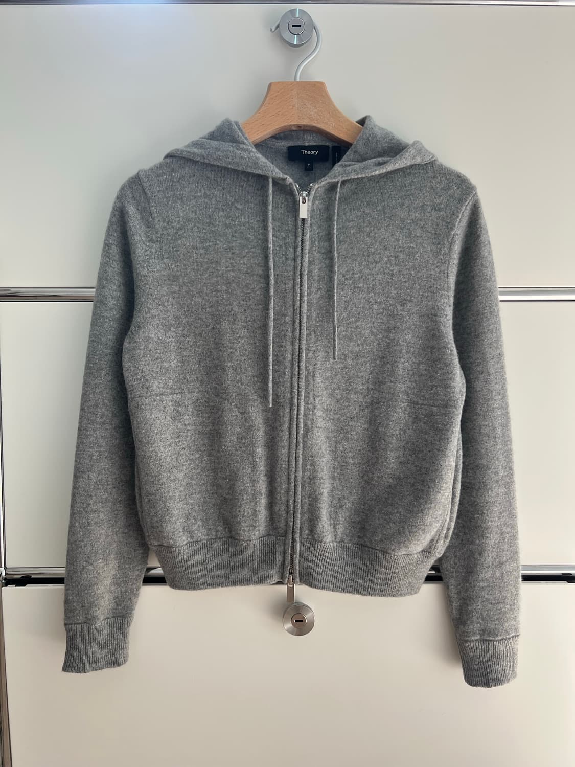 띠어리 캐시미어100 후드집업 가디건 상품이미지1