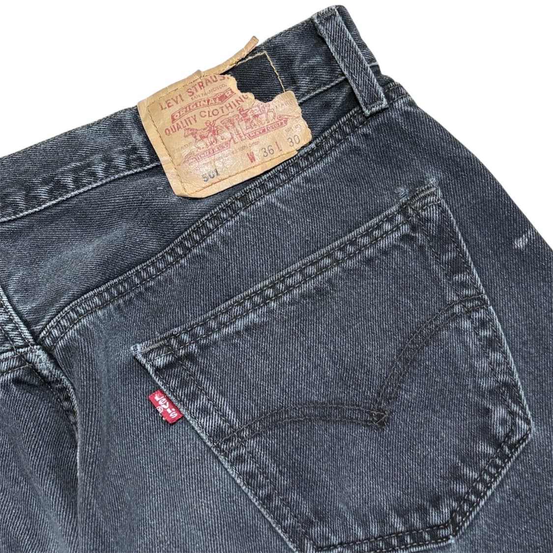 90s Levi’s 501 흑청 상품이미지6