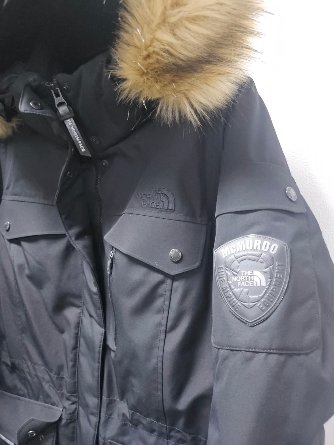 노스페이스 블랙  후두퍼 구스 맥머도패딩  95 상품이미지4