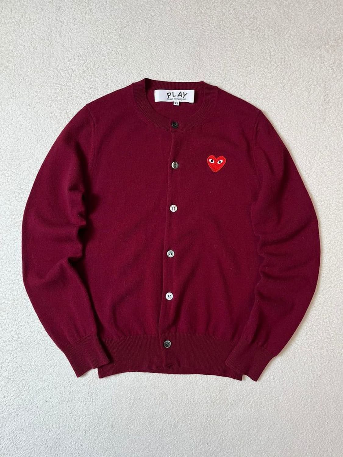 꼼데가르송 24FW 레드하트 와펜 울 니트 가디건 PN7099 상품이미지1