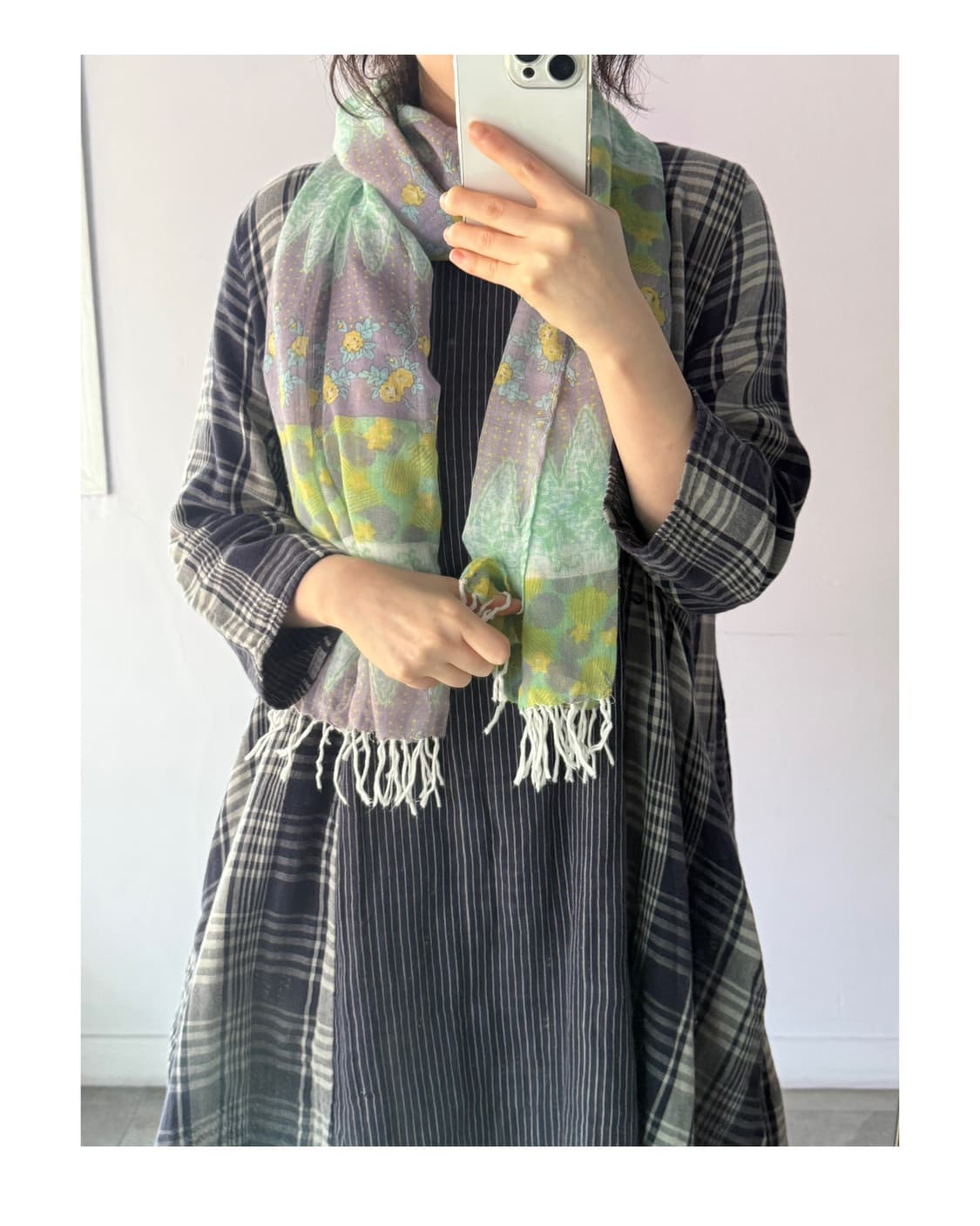 일본빈티지 봄 스카프 상품이미지2