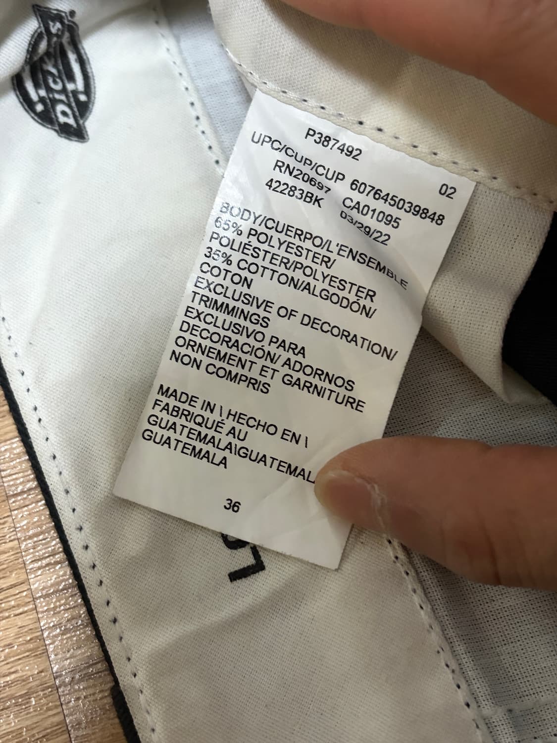 디키즈 반바지 36사이즈 상품이미지3