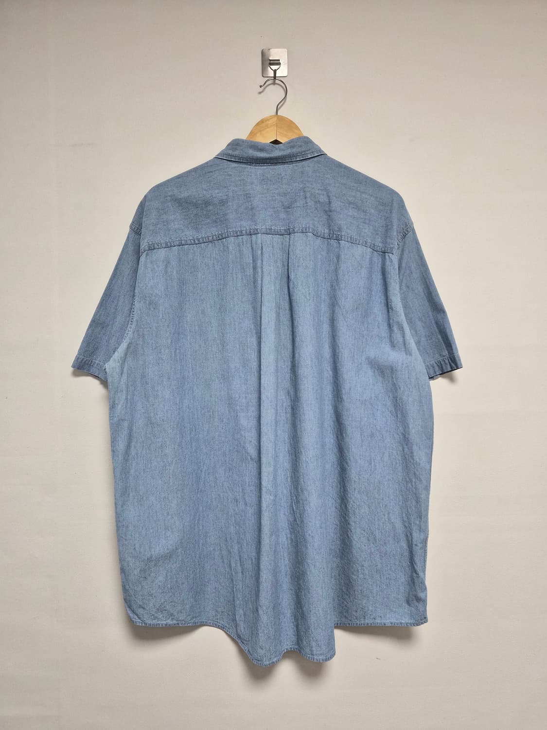 엘엘빈LLBEAN 코튼 샴브레이 반팔 셔츠 XL - S376 상품이미지2