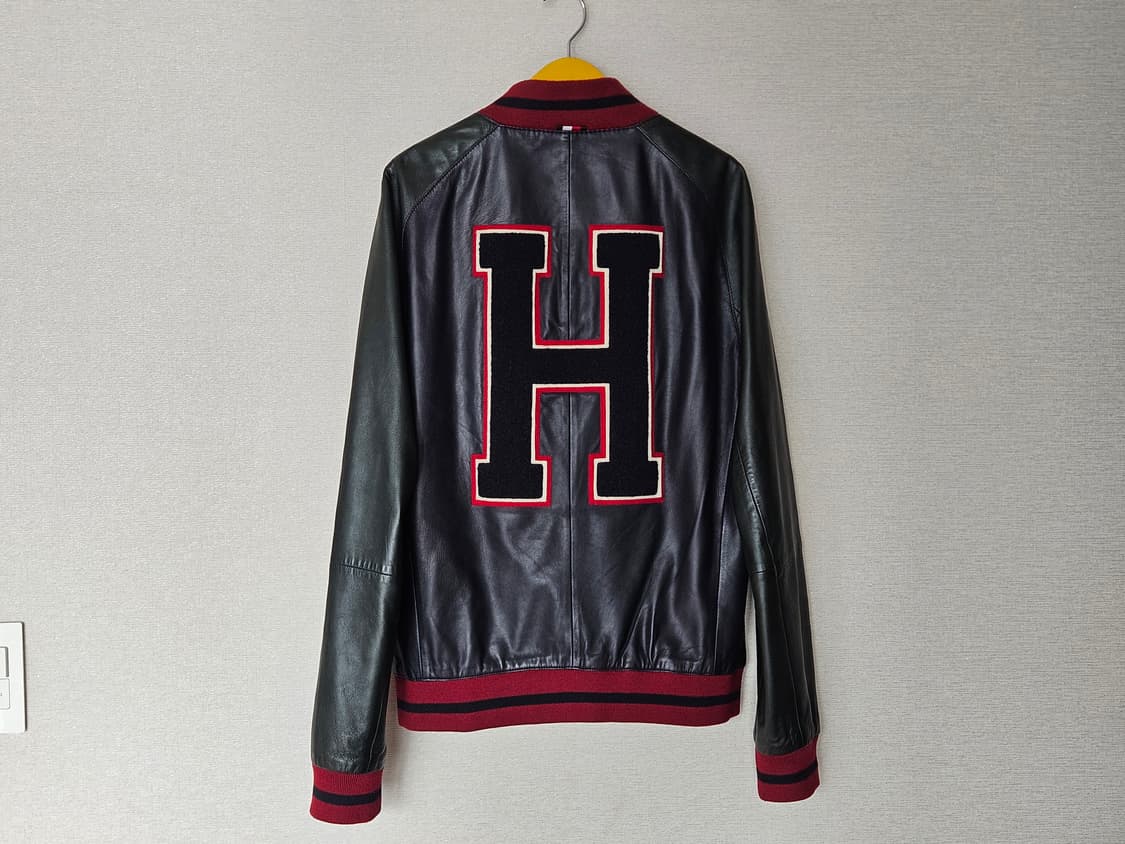 타미힐피거 가죽 스타디움 바시티 가죽점퍼 가죽자켓 100 상품이미지5