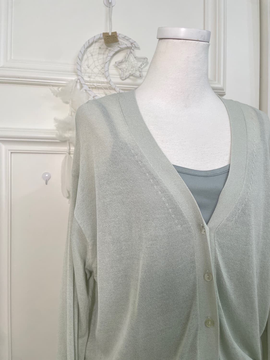 indi green loose summer cardigan&mintgra 상품이미지7