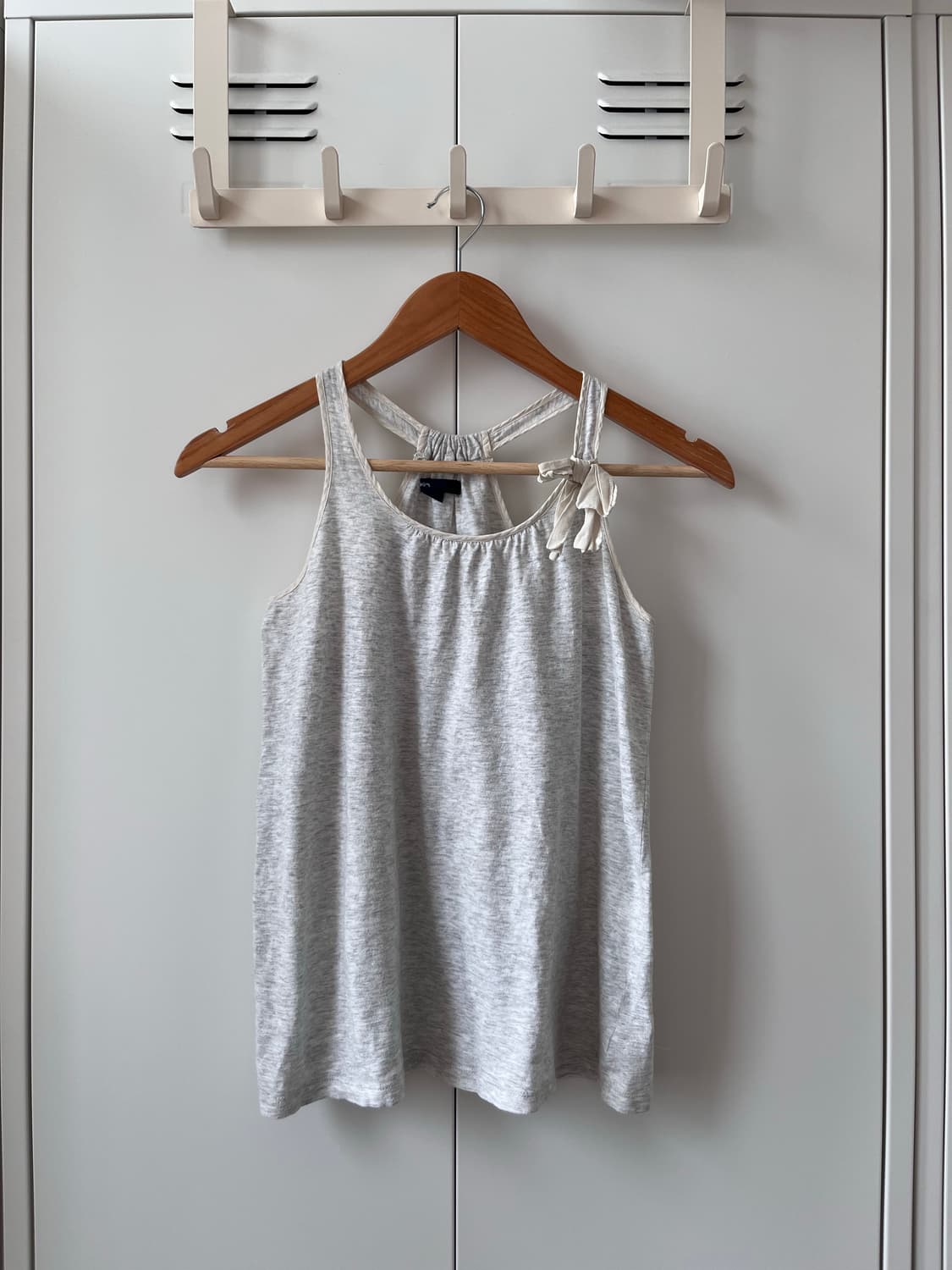 Gap 멜란지그레이 홀터넥 리본 슬리브리스 상품이미지5