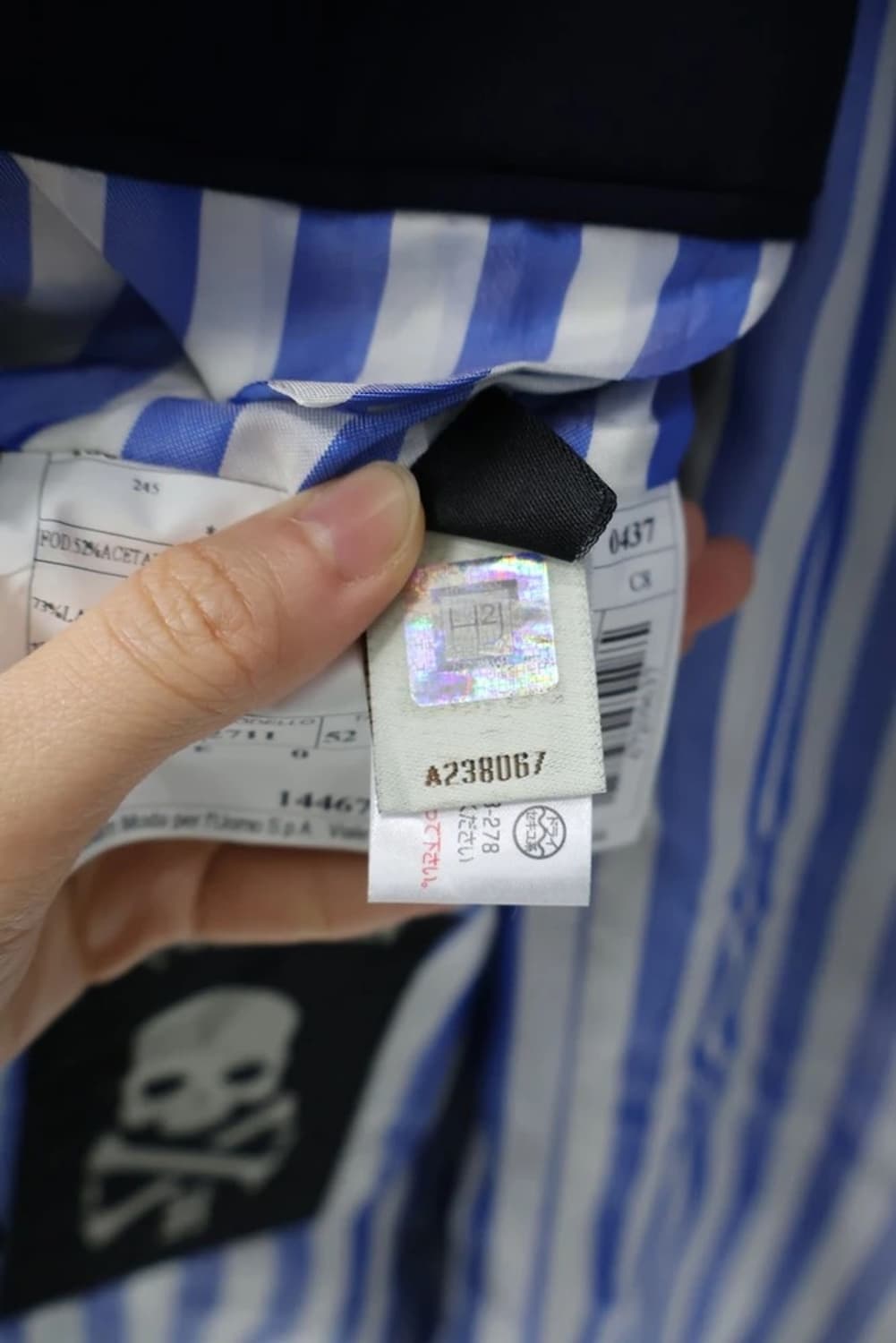 HYDROGEN Skull Button Wool Blazer 상품이미지7