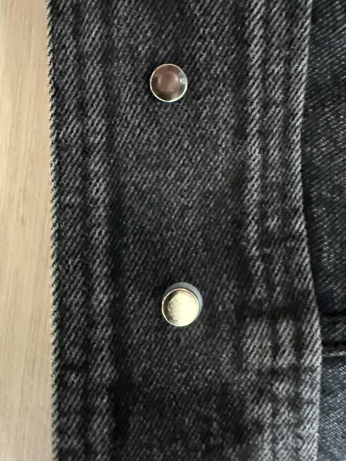 (48)준지 20ss 흑청 후드 트러커 자켓  상품이미지7