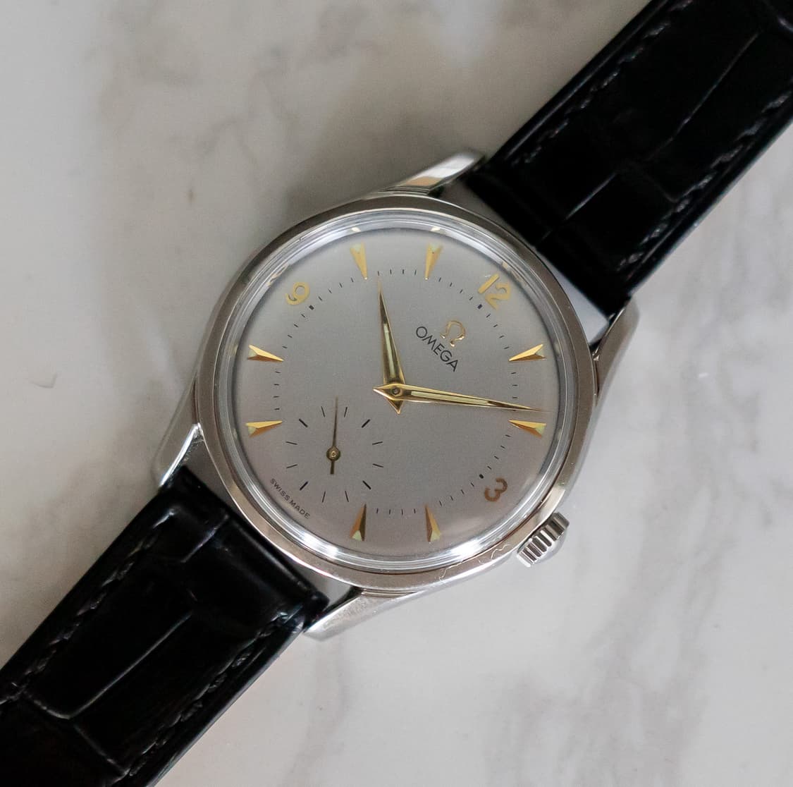 오메가 1948 독립초침 스몰세컨즈 빈티지 수동 시계  상품이미지2