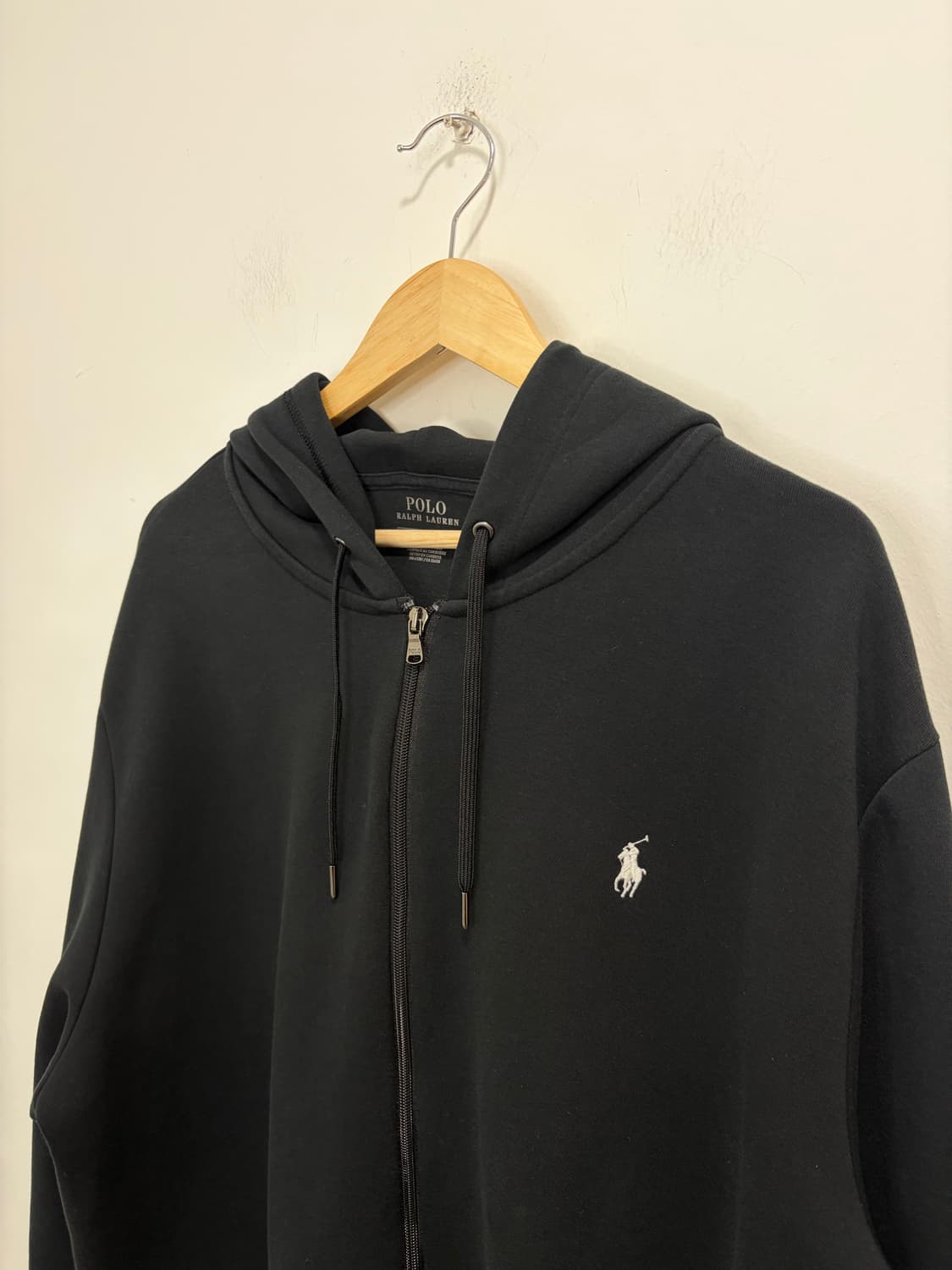 폴로 랄프로렌 져지 검정 후드집업 상품이미지5