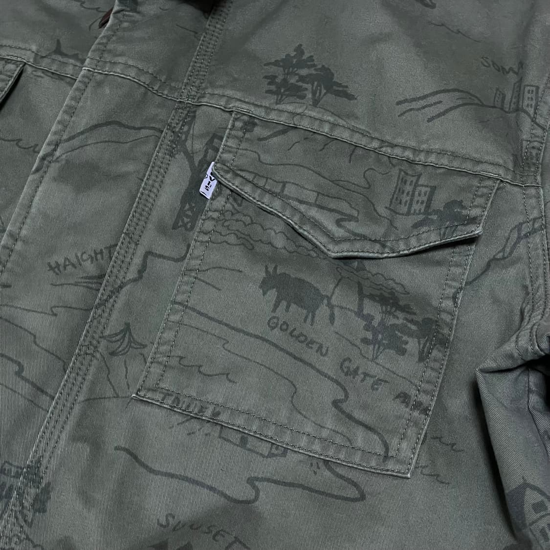 Levi's 리바이스 일러스트 m65 필드자켓 L 상품이미지5