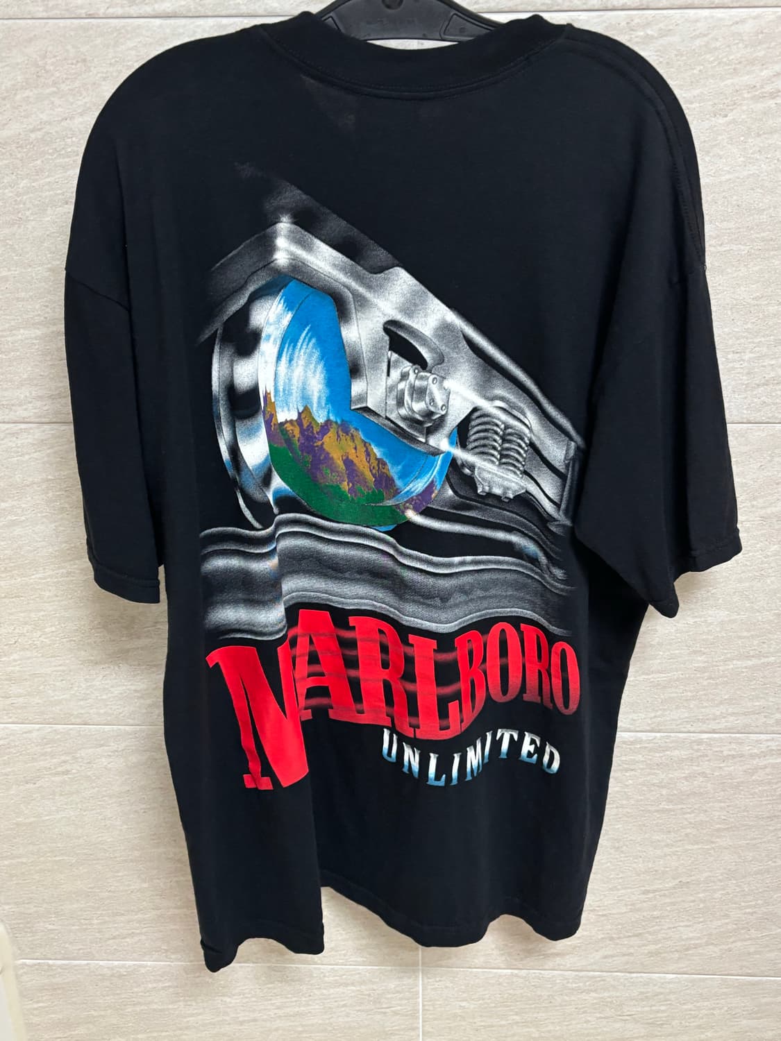 말보로 언리미티드 트레인 빈티지 티셔츠 상품이미지2