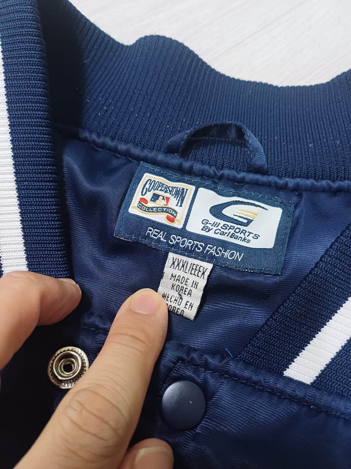 쿠퍼스타운 뉴욕 양키스 바시티 스타디움 자켓입니다. XXXL  상품이미지2