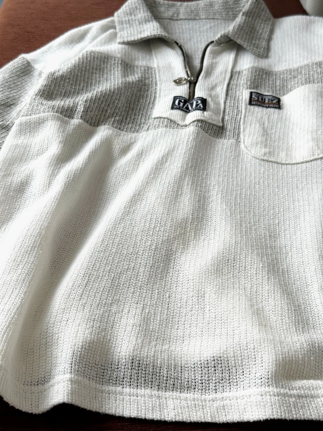 Loose gauge knit fabric polo tee 상품이미지4