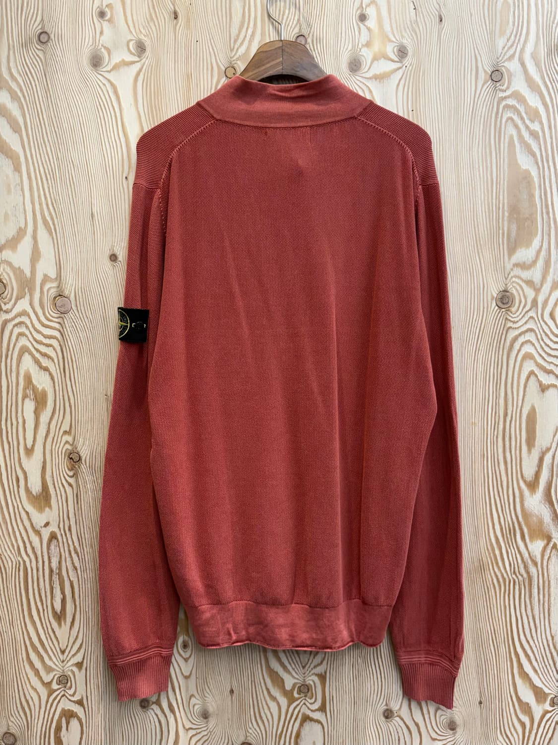 스톤아일랜드 패치 로고 하프버튼 슬리브 상품이미지2