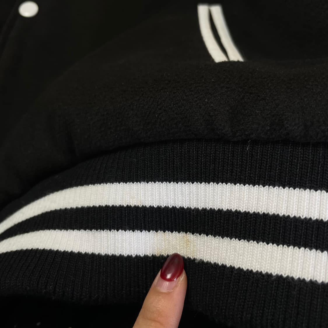  블랙베어 블랙 라인 바시티 자켓 XL 상품이미지5