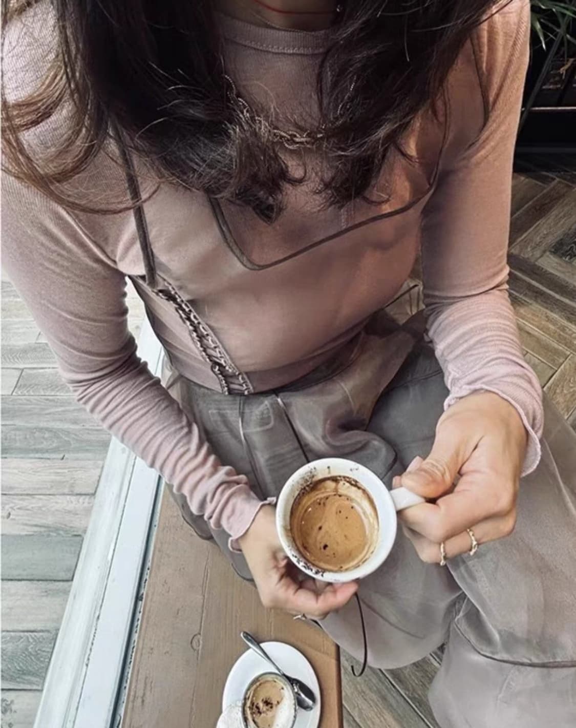 fletta 플레따 95_Lace up Organza Dress (BR) 상품이미지4