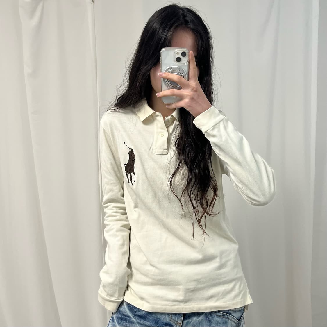 Polo Ivory Collar T-shirt 상품이미지1