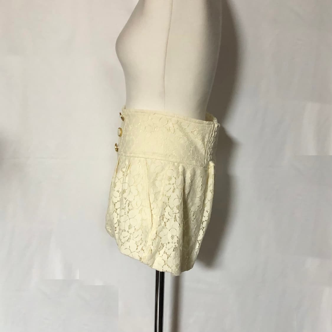 레이스 벌룬 큐롯 팬츠  아이보리 상품이미지7
