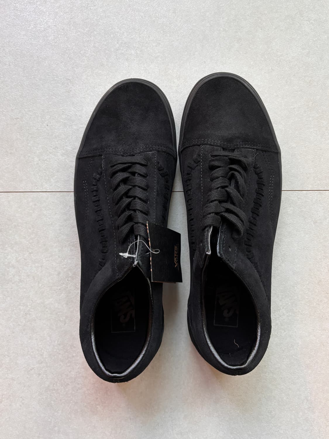 반스 올드스쿨 스티치 스트라이프 블랙 스웨이드 Voodoo Style 상품이미지3