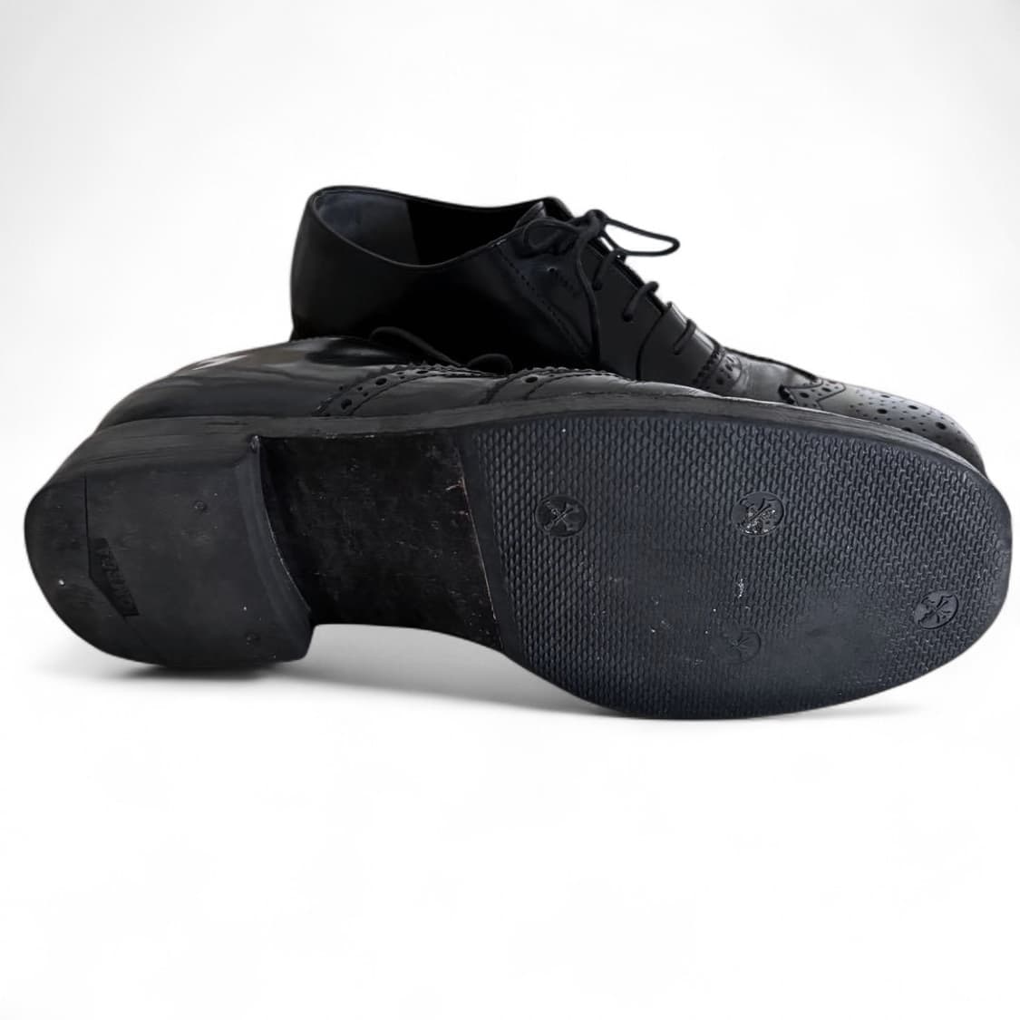 꼼데가르송 트리콧 레더 윙팁 슈즈 레이디스 상품이미지3