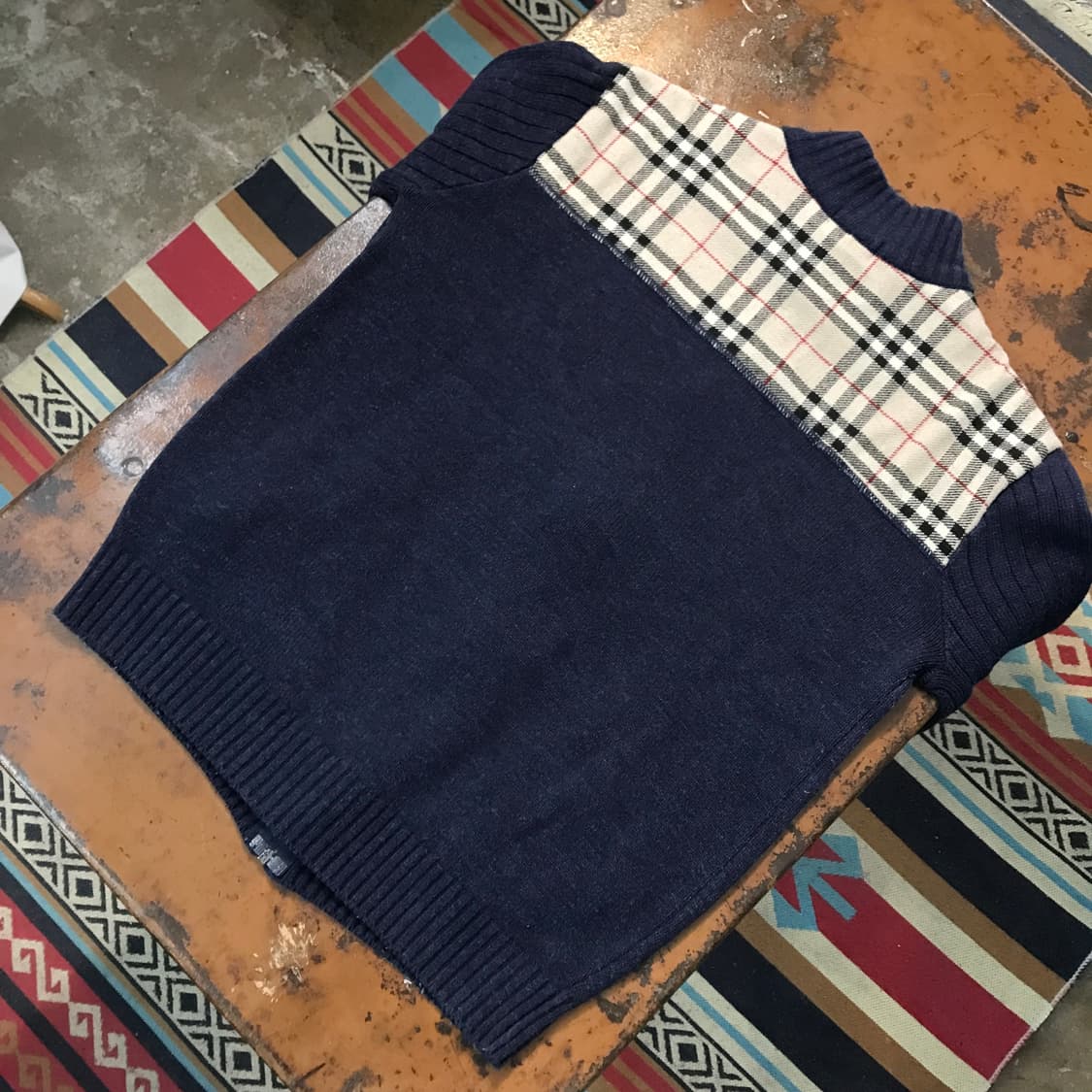 버버리 네입 울 집업 자켓 남성 105  상품이미지4